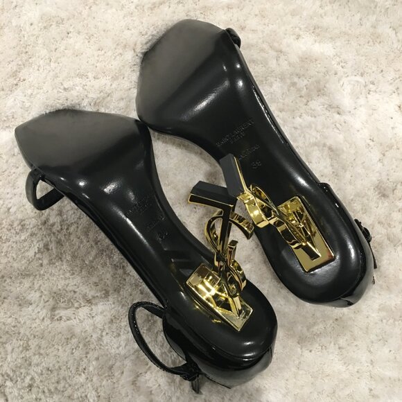 Saint Laurent Opyum Heeled Sandals 39 - Picture 5 of 6